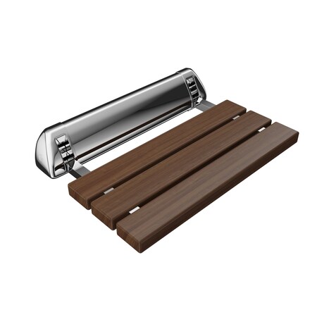 Steamspa 20 inL, Natural Teak Wood, Polished Chrome SS-K-CH